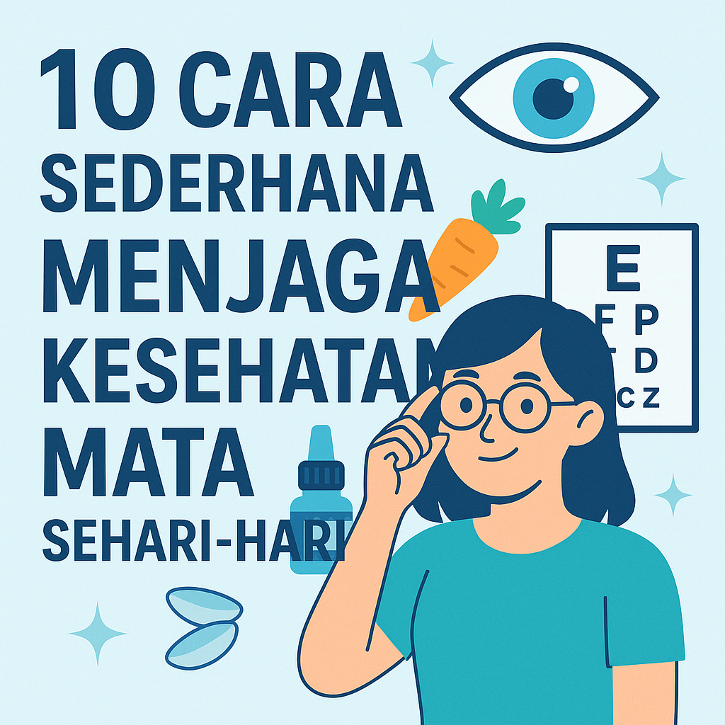10 Cara Sederhana Menjaga Kesehatan Mata Sehari-hari